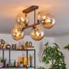 Gastor Lampa sufitowa, Kula świetlna W kolorze bursztynu, 6-punktowe