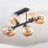 Gastor Lampa sufitowa, Kula świetlna W kolorze bursztynu, 6-punktowe