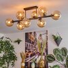 Gastor lampa sufitowa, kula świetlna bursztynowy, 8-punktowe