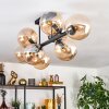 Gastor lampa sufitowa, kula świetlna bursztynowy, 8-punktowe