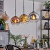 Ripoll Lampa wisząca, Kula świetlna, Lampa wisząca Złoty, Przezroczysty, W kolorze miedzi, Przydymiony, 3-punktowe
