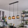 Koyoto lampa wisząca, kula świetlna, lampa wisząca niebeieski, zielony, miedziany, 3-punktowe