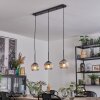 Ripoll Lampa wisząca, Kula świetlna, Lampa wisząca Przezroczysty, Przydymiony, 3-punktowe