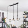 Ripoll Lampa wisząca, Kula świetlna, Lampa wisząca W kolorze bursztynu, Przezroczysty, 3-punktowe