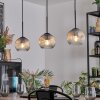 Ripoll Lampa wisząca, Kula świetlna, Lampa wisząca W kolorze bursztynu, Przezroczysty, 3-punktowe