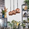 Ripoll Lampa wisząca, Kula świetlna, Lampa wisząca W kolorze miedzi, 3-punktowe