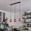 Ripoll Lampa wisząca, Kula świetlna, Lampa wisząca W kolorze miedzi, 3-punktowe
