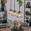 Koyoto lampa wisząca, kula świetlna, lampa wisząca bursztynowy, przezroczysty, 3-punktowe