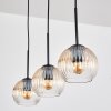 Koyoto Lampa wisząca, Kula świetlna, Lampa wisząca W kolorze bursztynu, Przezroczysty, 3-punktowe