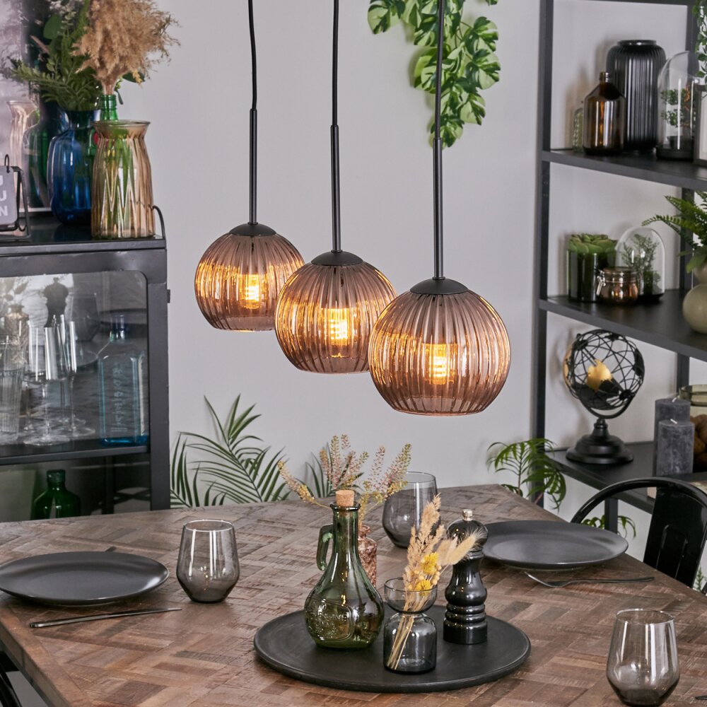 Koyoto Lampa wisząca, Kula świetlna, Lampa wisząca W kolorze miedzi, 3-punktowe main product photo