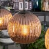 Koyoto Lampa wisząca, Kula świetlna, Lampa wisząca W kolorze miedzi, 3-punktowe