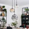Koyoto Lampa wisząca, Kula świetlna, Lampa wisząca, Lampa wiszącego klastra 30 cm W kolorze bursztynu, Przezroczysty, Przydymiony, 3-punktowe