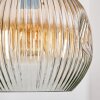 Koyoto Lampa wisząca, Kula świetlna, Lampa wisząca, Lampa wiszącego klastra 30 cm W kolorze bursztynu, Przezroczysty, Przydymiony, 3-punktowe