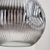 Koyoto Lampa wisząca, Kula świetlna, Lampa wisząca, Lampa wiszącego klastra 30 cm W kolorze bursztynu, Przezroczysty, Przydymiony, 3-punktowe