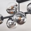 Gastor Lampa sufitowa, Kula świetlna Chrom, Przezroczysty, Przydymiony, 8-punktowe