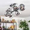 Gastor Lampa sufitowa, Kula świetlna Chrom, Przezroczysty, Przydymiony, 8-punktowe