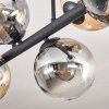 Gastor Lampa sufitowa, Kula świetlna W kolorze bursztynu, Przezroczysty, Przydymiony, 6-punktowe