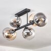 Gastor Lampa sufitowa, Kula świetlna W kolorze bursztynu, Przezroczysty, Przydymiony, 6-punktowe