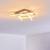 Eriz Lampa Sufitowa LED Nikiel matowy, 4-punktowe, Zdalne sterowanie, Zmieniacz kolorów