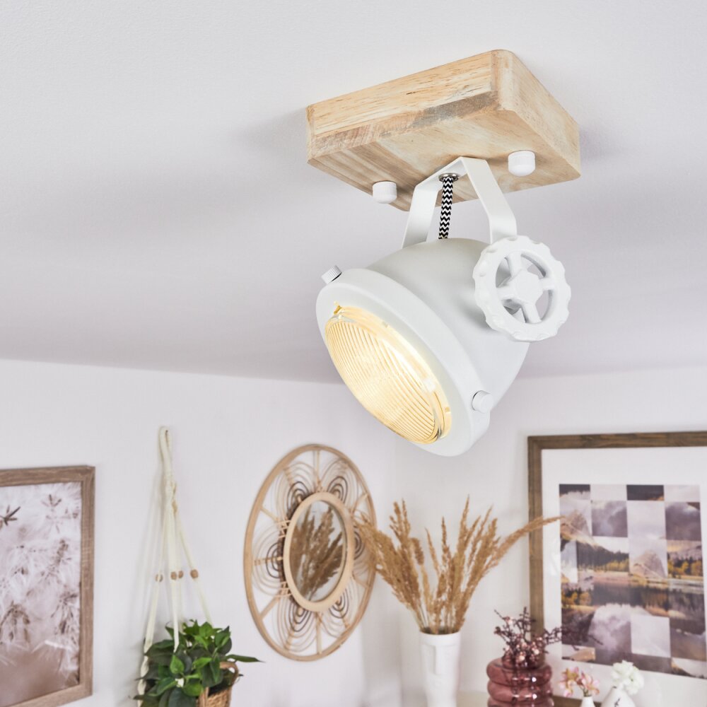 Herford Lampa Sufitowa Ecru, Biały, 1-punktowy main product photo