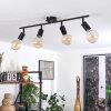 Cacoq Lampa Sufitowa Czarny, 4-punktowe