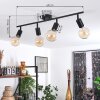 Cacoq Lampa Sufitowa Czarny, 4-punktowe