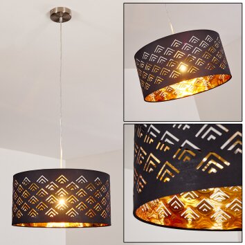 Samares Lampa Wisząca Nikiel matowy, 1-punktowy