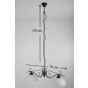 Reality lampa wisząca Rdzawy, 2-punktowe