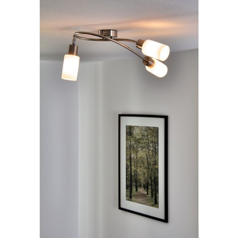Reality Mars lampy sufitowe listwy Stal nierdzewna, Biały, 3-punktowe main product photo
