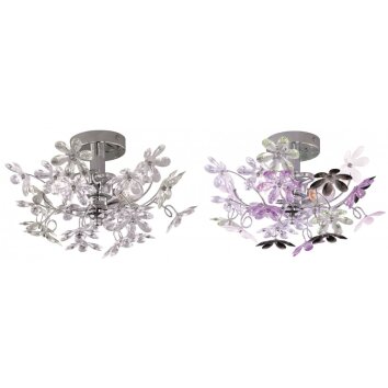 Oświetlenie Reality FLOWER Lampa ścienna Chrom, 2-punktowe Oświetlenie Reality FLOWER Lampa ścienna Chrom, 2-punktowe