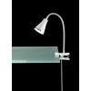 Reality ARRAS lampa z klipsem LED Biały, 1-punktowy