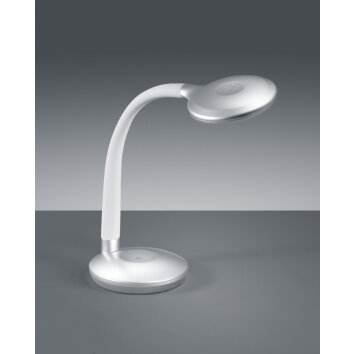 Reality COBRA lampa stołowa LED Tytan, 1-punktowy