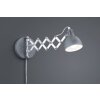 Reality SCISSOR Lampa ścienna Szary, 1-punktowy