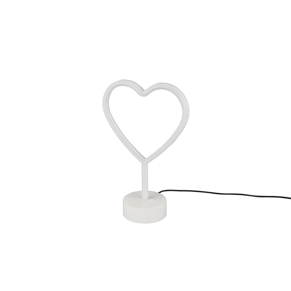 Lampa stołowa Reality HEART LED Biały, 1-punktowy main product photo