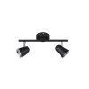 Lampa sufitowa Reality TOULOUSE LED Czarny, 2-punktowe