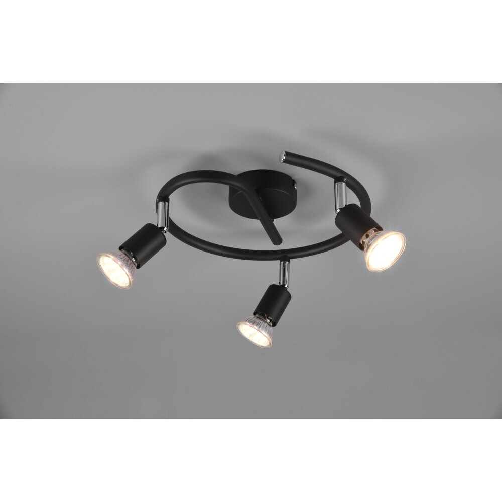 Reality Paris Lampa Sufitowa Czarny, 3-punktowe main product photo