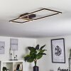 Doyon Lampa Sufitowa LED Czarny, 1-punktowy
