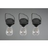 Reality Campus Lampa solarna LED Czarny, 3-punktowe