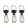 Reality Campus Lampa solarna LED Czarny, 3-punktowe