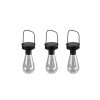Reality Campus Lampa solarna LED Czarny, 3-punktowe