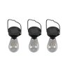 Reality Campus Lampa solarna LED Czarny, 3-punktowe