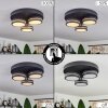 Huallilemu Lampa Sufitowa LED Czarny, 3-punktowe