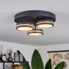 Huallilemu Lampa Sufitowa LED Czarny, 3-punktowe