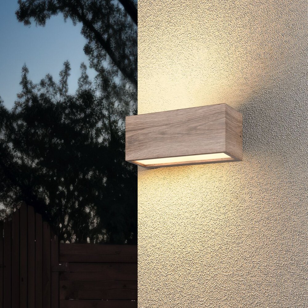 Oświetlenie Trio MAYENNE Lampa ścienna Jasne drewno, 2-punktowe main product photo