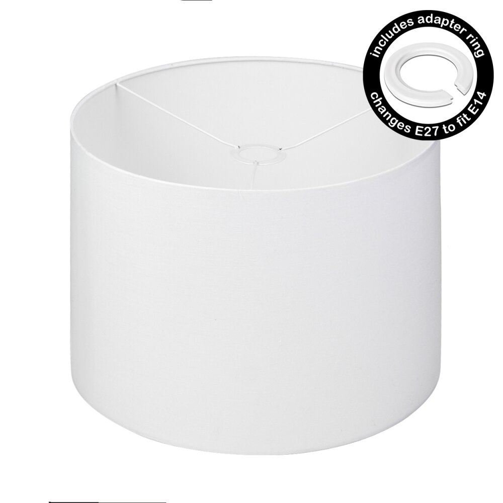 Klosz z tkaniny Bassagoda część zamienna, Klosz Biały main product photo