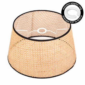 Ramila część zamienna, klosz naturalny, czarny