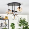 Gastor lampa sufitowa, kula świetlna 45 cm bursztynowy, przezroczysty, przydymiony, 5-punktowe