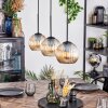 Koyoto Lampa wisząca, Kula świetlna, Lampa wisząca W kolorze bursztynu, 3-punktowe