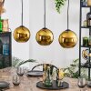 Koyoto Lampa wisząca, Kula świetlna, Lampa wisząca Złoty, 3-punktowe