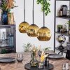 Ripoll Lampa wisząca, Kula świetlna, Lampa wisząca Złoty, 3-punktowe